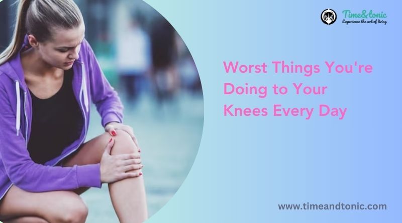 Worst Things You're Doing to Your Knees Every Day