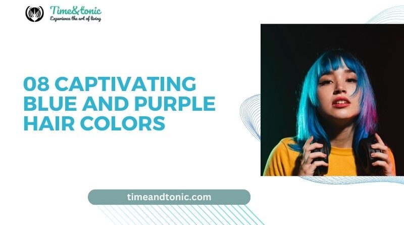 Captivating Blue and Purple Hair Colors