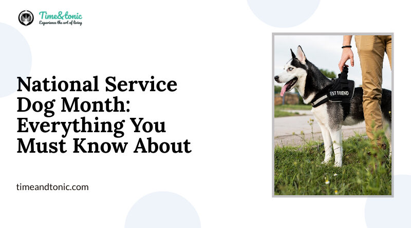 National Service Dog Month