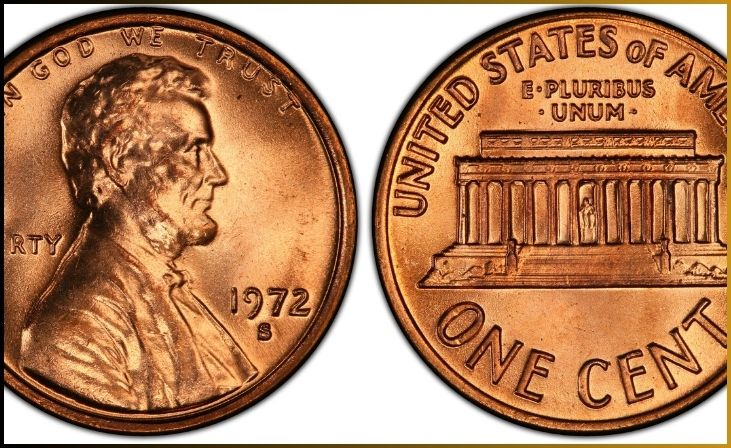 1972 Lincoln Cent with a Small Date