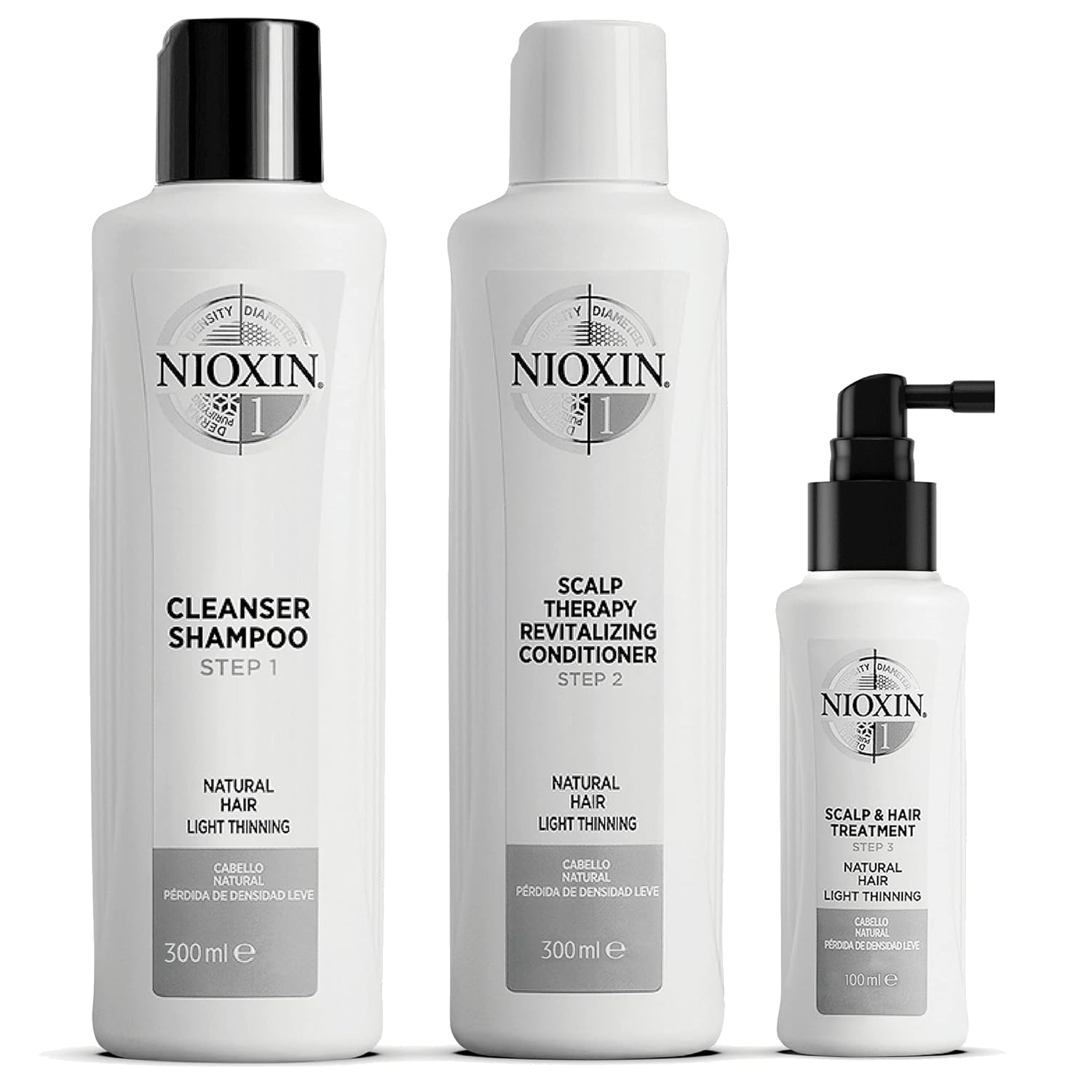 Nioxin System Kits, Cleanse, Condition, Hydrate Sensitive or Dry Scalp