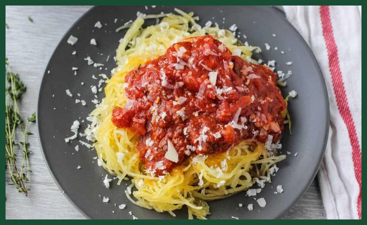 Spaghetti Squash with Marinara