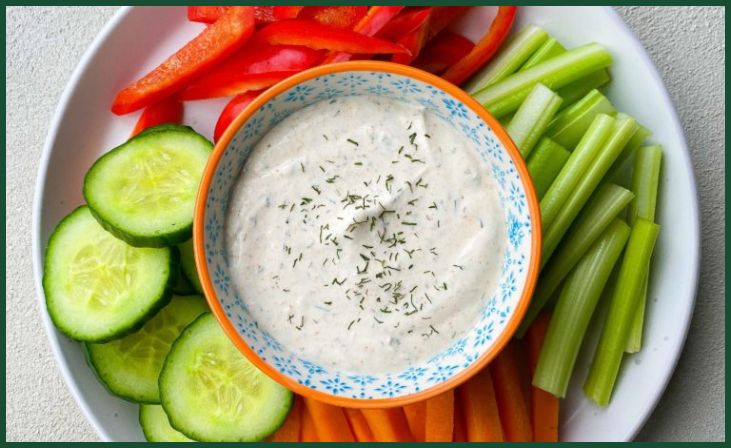 Veggie Sticks with Low-Carb Dips
